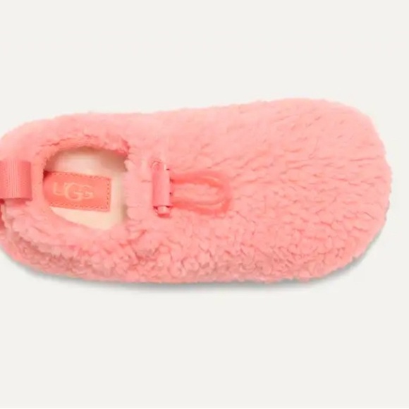 UGG Plushy Slippers kids Size 10 - Picture 3 of 4